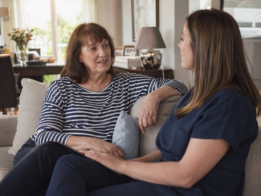A thoughtful conversation at home